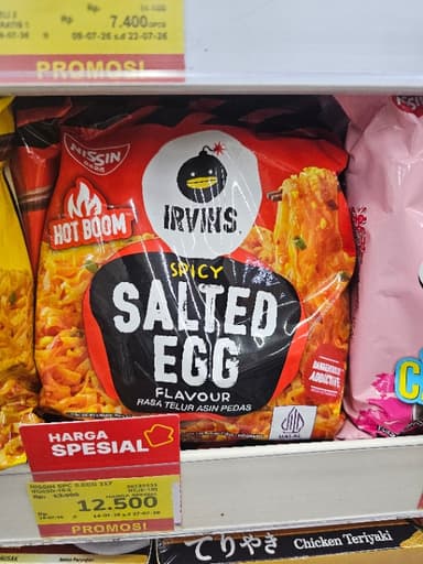 Irvins Spicy Salted Egg Flavour